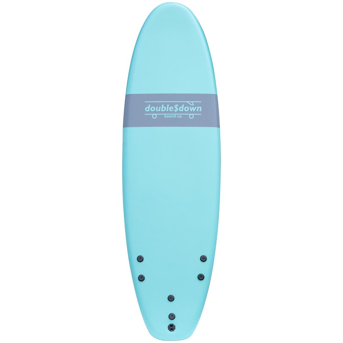 DOUBLE$DOWN Seadog Softboard 6 foot Menthol – doubledown board Co