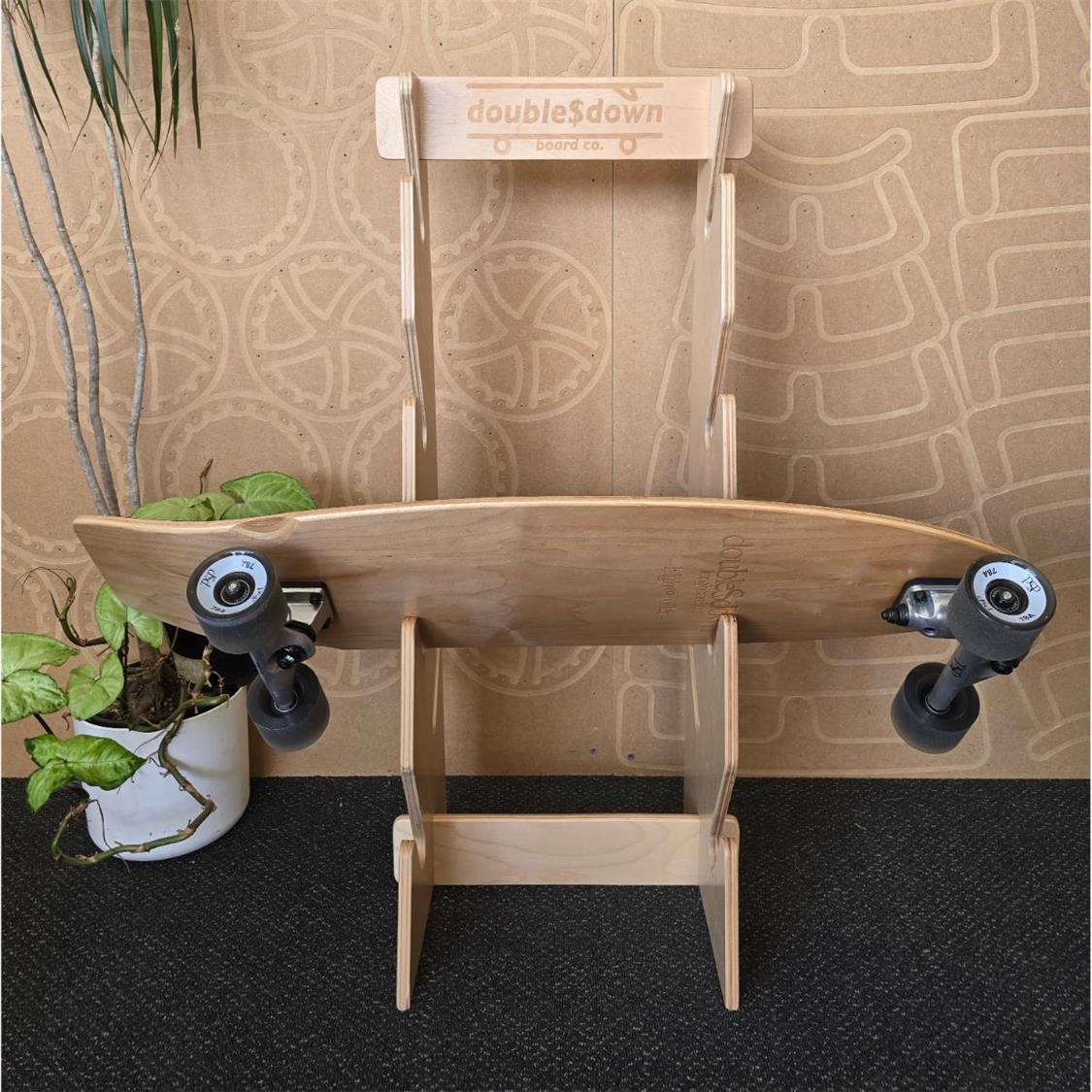 double$down 4 Board Skateboard Rack