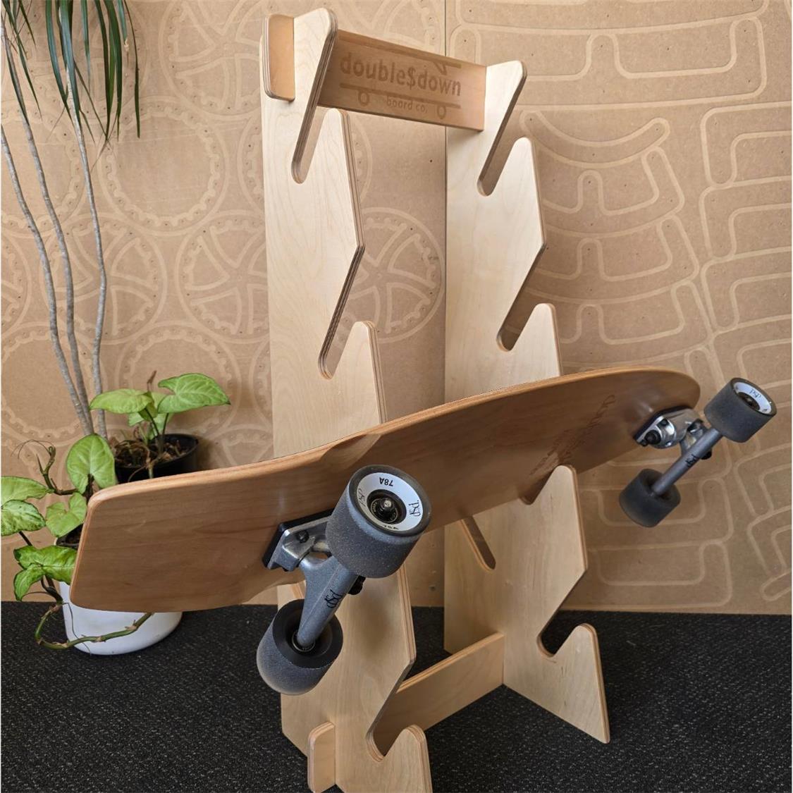 double$down 4 Board Skateboard Rack