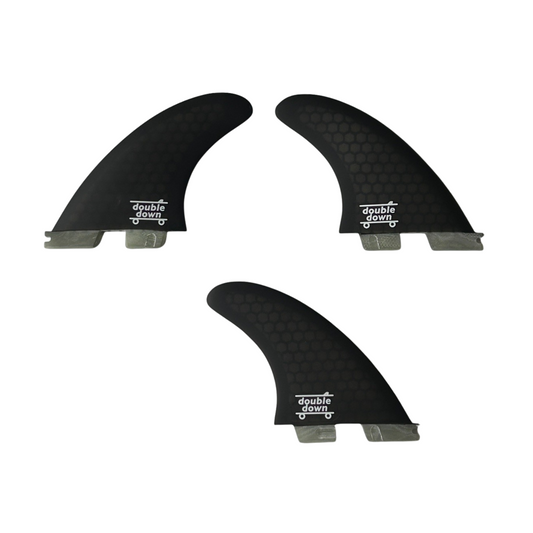 Double$down Fibreglass Fin Set (1)